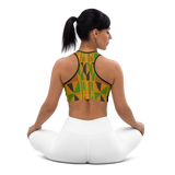 Brassière Kente Douda – Idéale pour un look fitness coloré