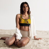 Brassière Kente Douda – Style africain et maintien optimal