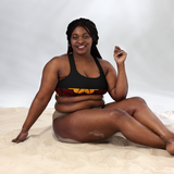 Brassière imprimé wax flexible