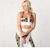 Legging imprimé Wax Mimi – Parfait pour le sport et le quotidien