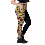 Legging imprimé pocket coupe moulante
