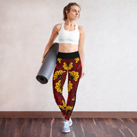 Legging-de-yoga-imprime-wax